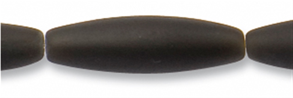 Rang de collier, Onyx (serti), mat, 14 x 08mm