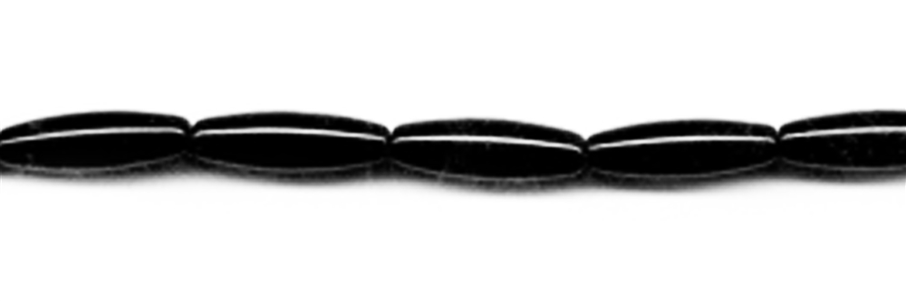 Rang de collier broche, Onyx (gef.), 20 x 06mm