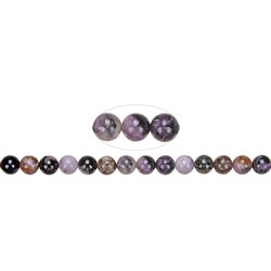 140480106722 strand of balls, Charoite (multicolored), 08 - 09mm (39cm)   | Marco Schreier