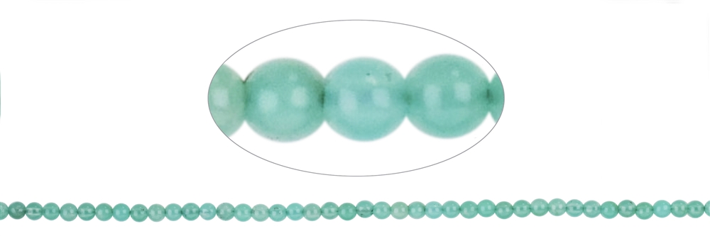 Strand of beads, Chrysoprase, 03mm (39cm)