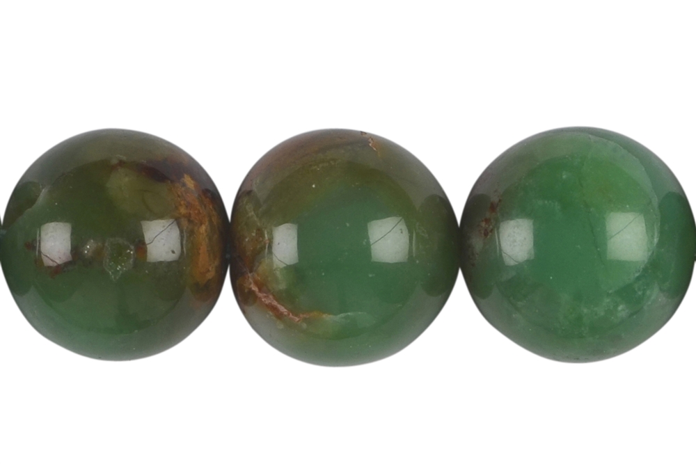 Strand of beads, Chrysoprase A, 20mm
