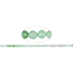 140520109527 Rang de collier boules, Chrysoprase, à facettes, 05mm (39cm) | Marco Schreier