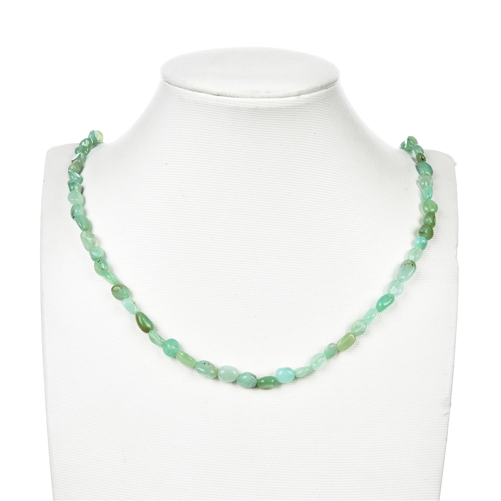 Rang de collier Pierre roulée/éclats, Chrysoprase, 05-12 x 03-05mm (39cm)