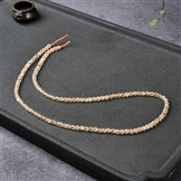 strand of beads, Citrine (burnt), faceted, 03mm (39cm)