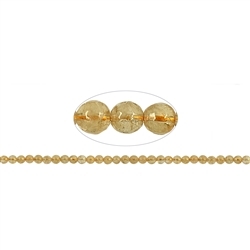 140530106020 Rang de collier boules, citrine (brûlée) à facettes, 06mm | Marco Schreier