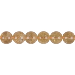 140530107020 Rang de collier boules, citrine (cuite), 11 - 12mm | Marco Schreier