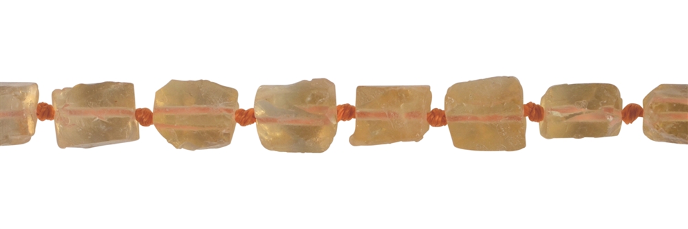 Strand of nuggets, Citrine (fired), 07-10 x 05-07mm