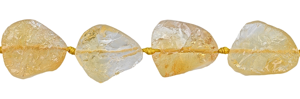Fili di pepite, citrino (bruciato), grezzo, 15-20 x 10-15 mm