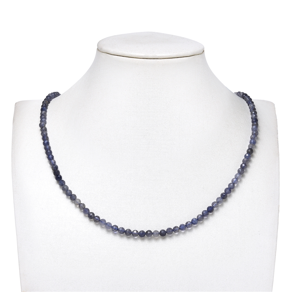 String Beads, Iolite, faceted, 05mm