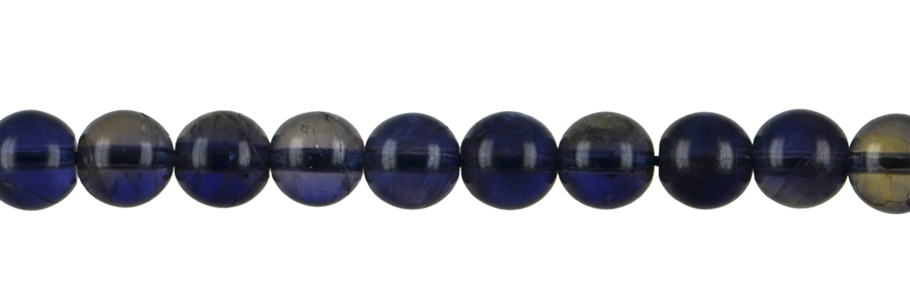 Strand of balls, iolite extra, 05mm