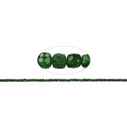 140610208422 Cubo a filo, diopside di cromo, sfaccettato, 04 x 04 x 04 mm (39 cm) | Marco Schreier