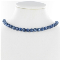 String Beads, Disthen blue (stab.) AA, 08mm