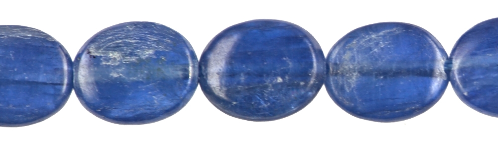 Strang Linse, Disthen (blau) AAA, 10 x 08mm
