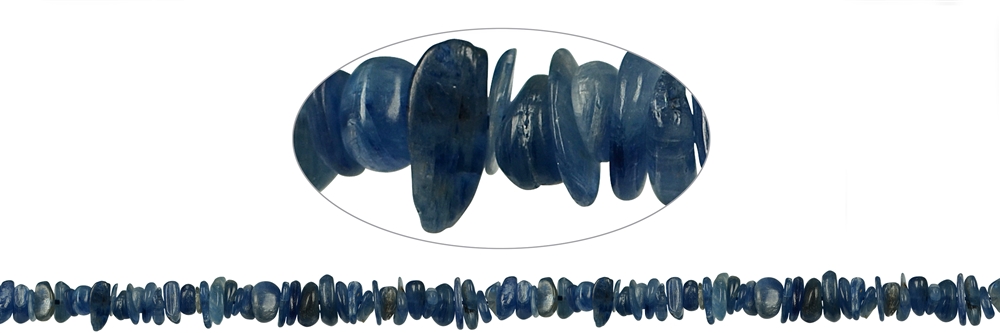 Strang Splitter, Disthen (blau), 03-05 x 05-10mm