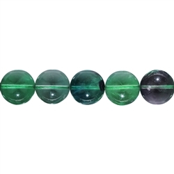 140720101023 Rang de collier boules, Fluorite (verte/coloré), 12mm | Marco Schreier