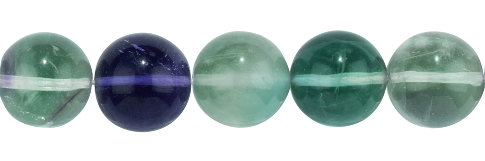 Strand of balls, fluorite, 16mm