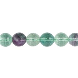 140720103120 Rang de collier boules, Fluorite, facettes, 12mm, 128 cut | Marco Schreier