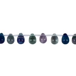 140721105421 Rang de collier goutte/courge, Fluorite, 15 x 10m | Marco Schreier