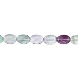 140721441220 Rang de collier Lentilles, Fluorite, 14 x 10mm | Marco Schreier