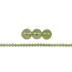 140830100521 Strand balls, garnet green (Grossular) A, 06mm | gems, healing stones & jewelry