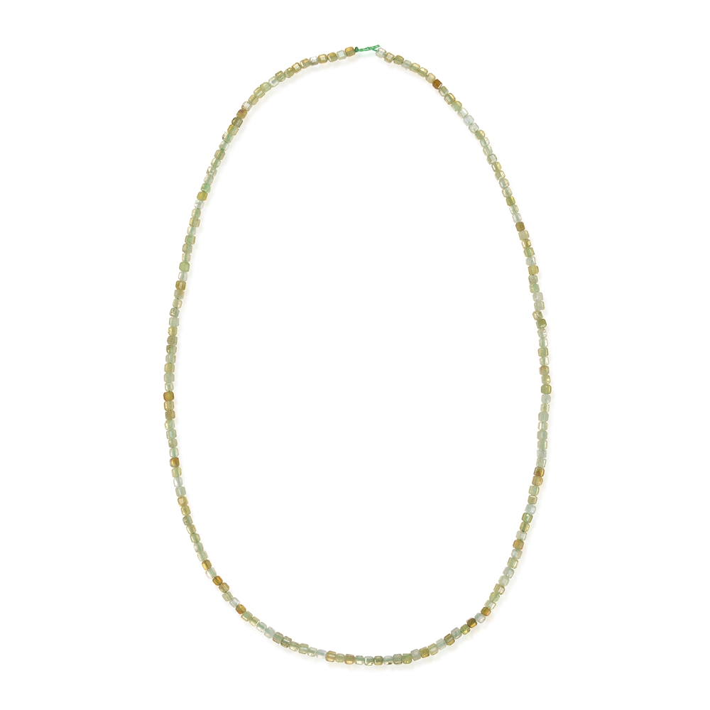 Rang de collier, Grenat vert (Grossulaire), à facettes, 02 x 02x x 02mm (39cm)