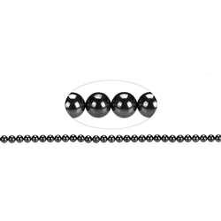 140850100520 Rang de collier boules, Hématite (naturel), 06mm | Marco Schreier