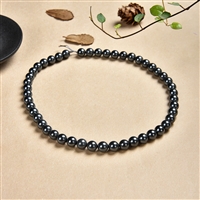 Strand of beads, Hematite (natural), 08mm