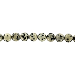 140920101020 Rang de collier boules, Jaspe dalmatien, 12mm | Marco Schreier