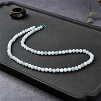 Strand of beads, Jadeite (Burma), faceted, 05mm