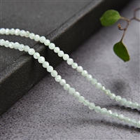 Filo di perle, giadeite, sfaccettato, 02 mm (39 cm)