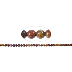 140950100520 String Beads, Jasper (Fancyjasper), 06mm | wholesaler gems & healing stones