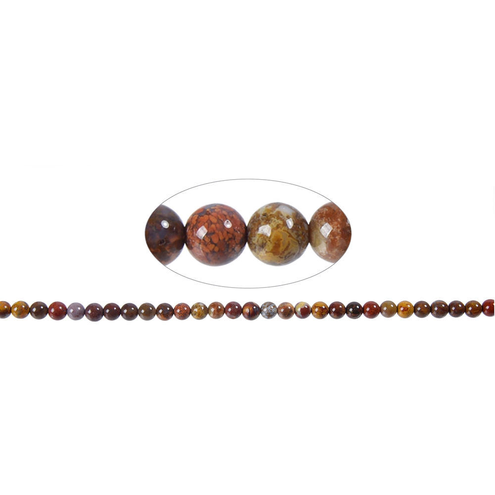String Beads, Jasper (Fancyjasper), 06mm | wholesaler gems & healing stones