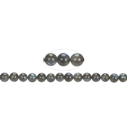 141030100720 Rang de collier boules, labradorite, 08mm | Marco Schreier