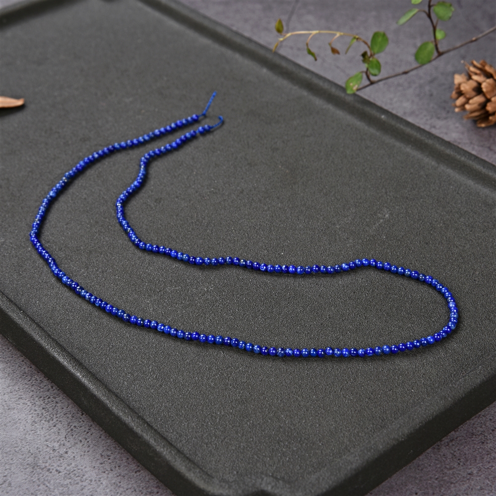 Strang Kugeln, Lapis Lazuli, 02mm