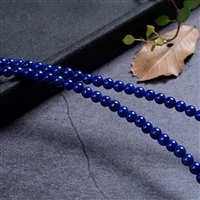 Rang de collier boules, Lapis-lazuli AA, 04mm
