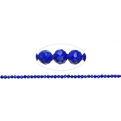 141040104823 Rang de collier boules, Lapis-lazuli AA, 03mm, facetté | Marco Schreier