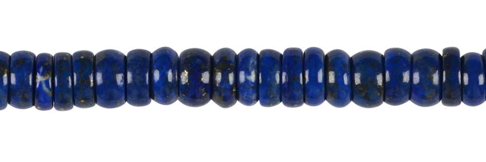 Rang de collier "Heishi", Lapis-lazuli AB, 02-04 x 08mm