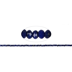 141040318023 Strang Button, Lapis Lazuli A+, facettiert, 02 x 03mm | Marco Schreier