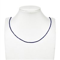 Rang de collier disque/pièce, Lapis-lazuli, facetté, 01,5 x 02,5mm