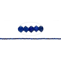 141040325420 Strang Button/Disc, Lapis Lazuli, facettiert, 01 x 02mm | Marco Schreier