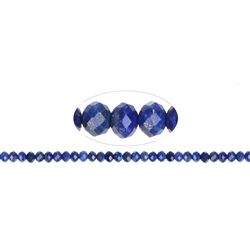 141040326920 Strang Button, Lapis Lazuli, facettiert, 05 x 07mm (39cm) | Marco Schreier