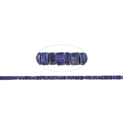 141040327510 Rang de collier, Lapis-lazuli, mat, 01 x 02,5mm (39cm) | Marco Schreier