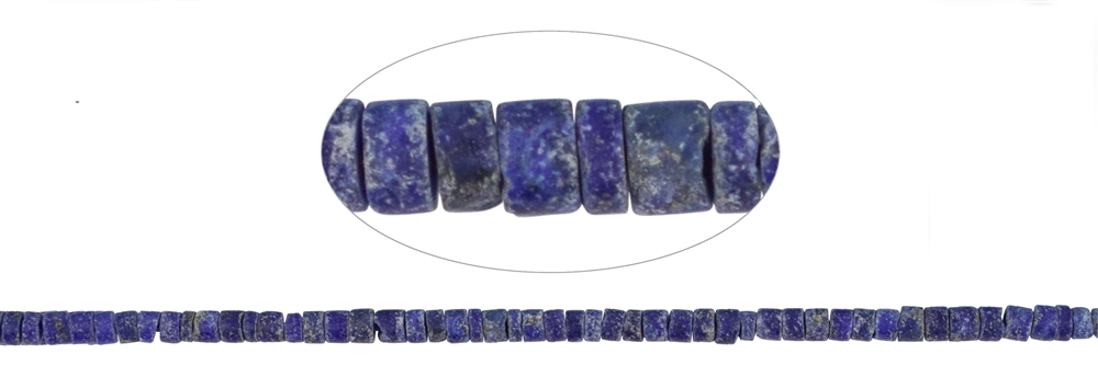 Strang Button, Lapis Lazuli, matt, 01 x 02,5mm (39cm)