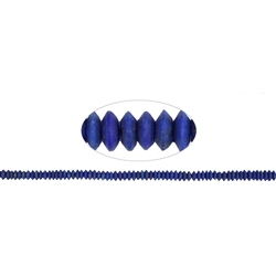 141040328612 Strang Button, Lapis Lazuli, 1,5 x 4,5mm, matt (37cm) | Marco Schreier