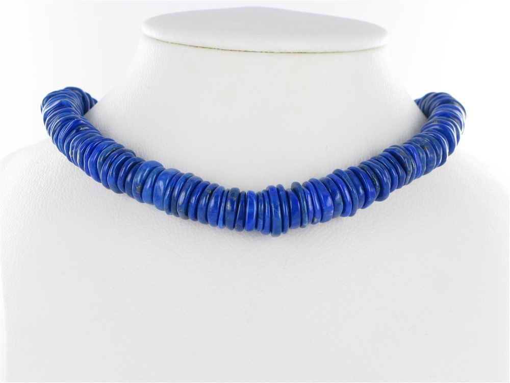 Strand Freeform Discs, Lapis Lazuli AB, 10mm