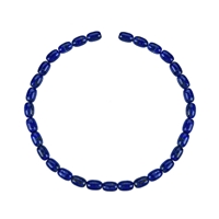 Rang de collier (Tonneau), Lapis-lazuli, 12 x 08mm