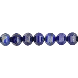 141041105620 Rang de collier Lapis-lazuli, citrouille à facettes, 09 x 10mm (38cm) | Marco Schreier