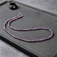 Strand of beads, Lepidolite (rod.), 04mm