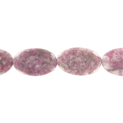 141050302220 Lente a filo, lepidolite (stab.), 35 x 22 mm | grossista gemme e pietre curative