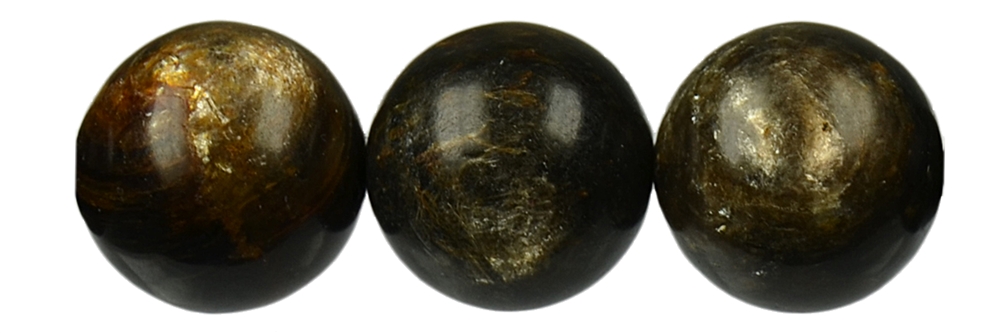 strand of balls, Muscovite mica (rod.), 18mm